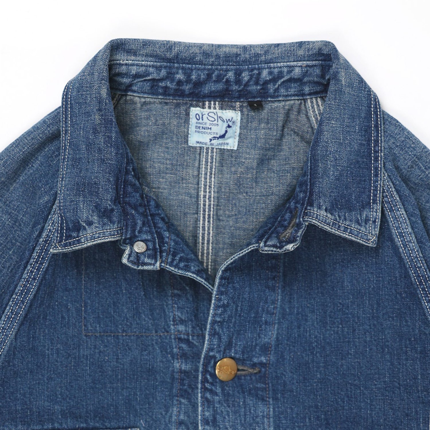 ORSLOW - 1950'S COVERALL USED WASHED DENIM — TOGETHER